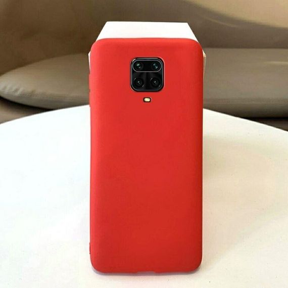 Чохол Candy Silicone для Xiaomi Redmi Note 9s / Note 9 Pro колір Червоний