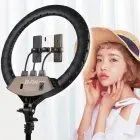 Кільцева LED лампа RL-14 36см 220V 1 крепл.тел. + пульт + чохол | Зображення 2