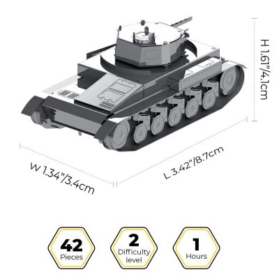 Конструктор Metal Time колекційна модель Pz.Kpfw. II (MT060) | Зображення 1