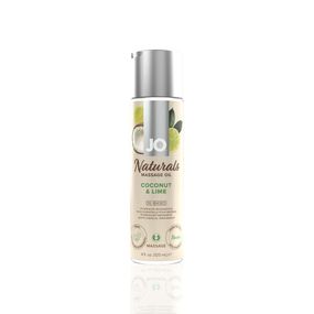 Натуральна масажна олія System JO Naturals 120мл, Кокос з лаймом