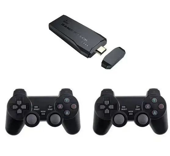 Ігрова ТВ-приставка M8 mini 4K на Android TV із вбудованим емулятором ретро-ігор та джойстиками | Зображення 2