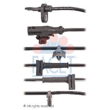 Датчик ABS передний Ford Courier 14-, Facet, 21.0124,