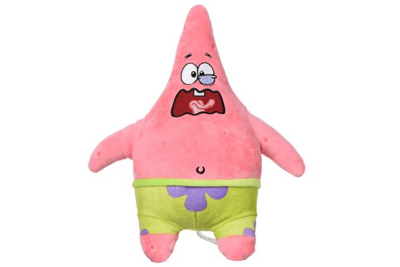 Мягкая игрушка SpongeBob Exsqueeze Me Plush  Patrick Burp со звуком (EU690903)