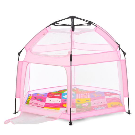 Детский манеж MR 1512 Powder Pink 146×127×110 см | Зображення 1