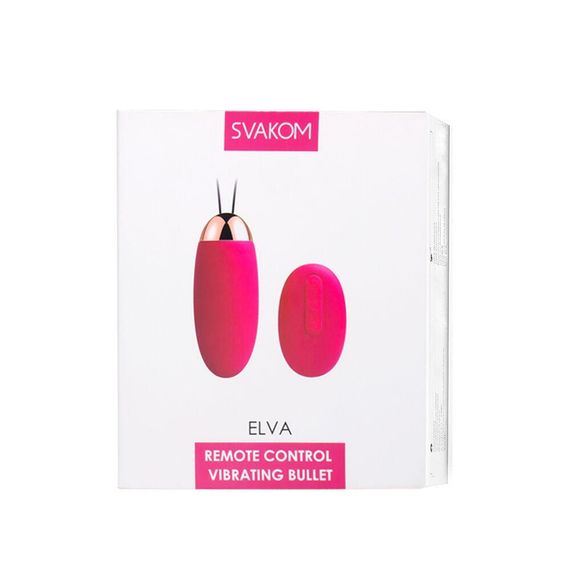 Дискретний вібратор-помада Svakom Elva з пультом ДК (Plum Red) | Зображення 8