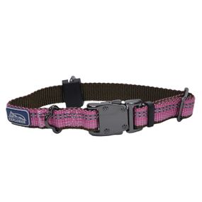 Ошейник светоотражающий для собак Coastal K9 Explorer Collar, 20-30 см, розовый