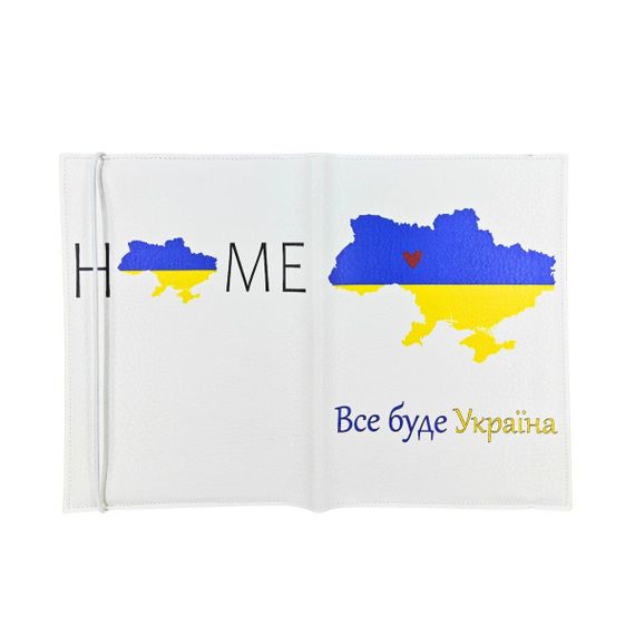 Органайзер для документов А5 белый Карта Украины Все будет Украина | Зображення 3