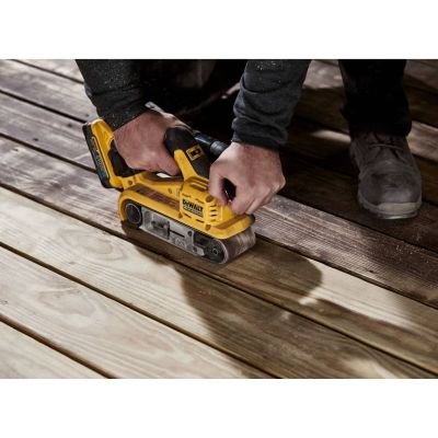 Шлифовальная машина DeWALT XR Li-Ion 18 В, 198-320 м/мин, лента 75х533 мм, TSTAK (без АКБ и ЗУ) (DCW220NT) | Зображення 6