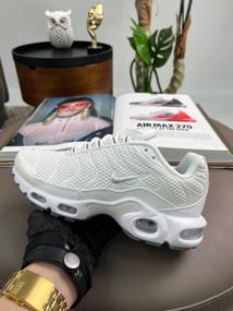 Кросівки Air Max Plus White Silver , текстиль , В'єтнам 39 25 см