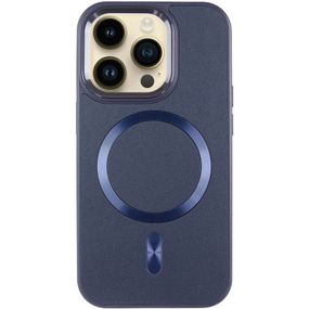 Кожаный чехол SnapCase with MagSafe для Apple iPhone 16 Pro (6.3") Dark Blue
