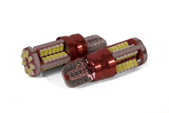 Светодиодная лампа StarLight T10 57(48+9) диодов SMD 12V-24V 3W WHITE / Canbus / мультиполярная / печатная плата | Зображення 1