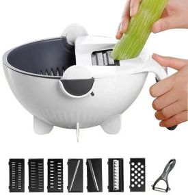 Многофункциональная вращающаяся овощерезка WET BASKET