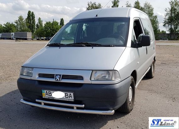 Передній захист ST016 (нерж) 51/42 мм для Peugeot Expert 1996-2007 років | Зображення 1