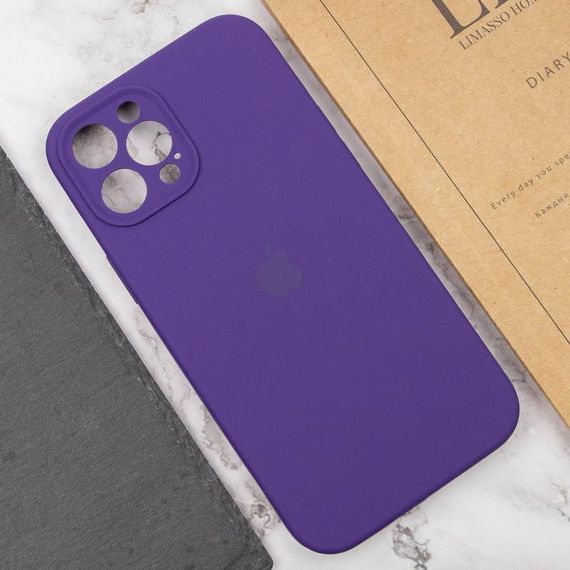 Чехол Silicone Case Full Camera Protective (AA) для Apple iPhone 14 Pro (6.1") Фиолетовый / Amethyst | Зображення 4