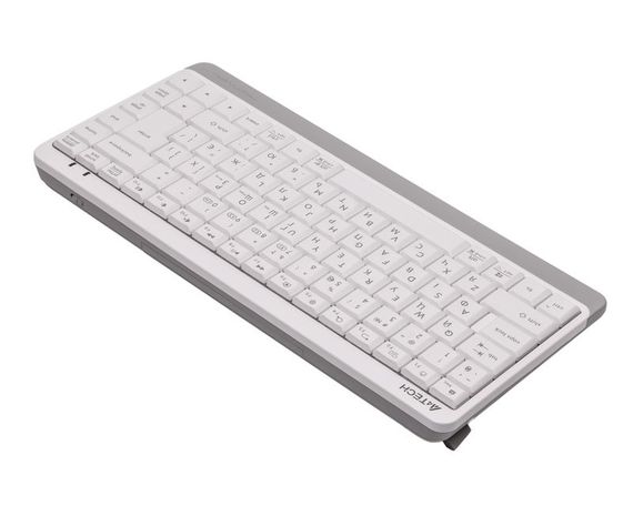Клавіатура бездротова A4Tech Fstyler FBK11 (White),  USB, колір білий | Зображення 2