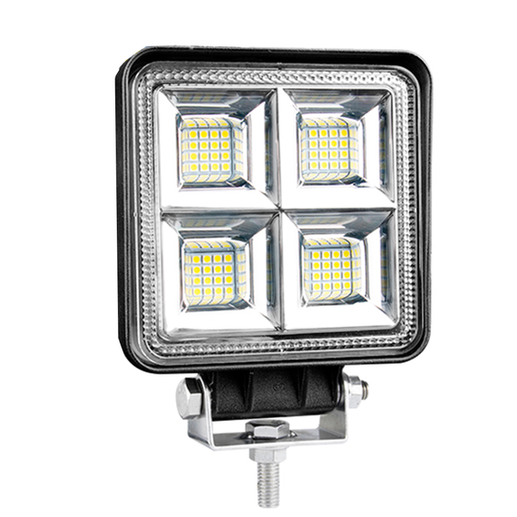 Фара світлодіодна 64 LED 192W, додаткова фара LED 12/24V (106х106х25мм)