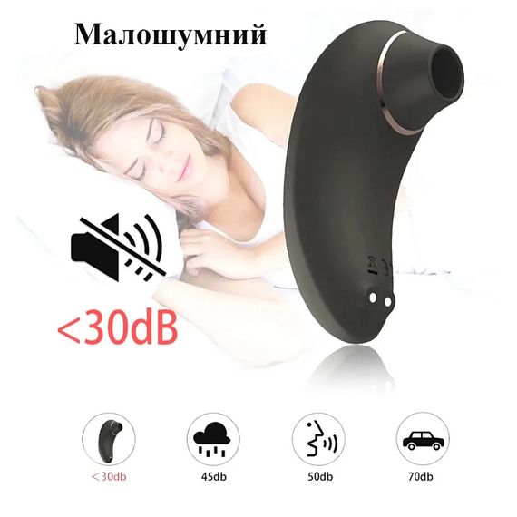 Вакуумно-хвильовий стимулятор клітора (9 режимів, USB) | Зображення 7