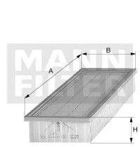 Фільтр повітряний BMW 5, X3, X5 1.8-2.5 D 14- (вир-во MANN) MANN-FILTER C34120 на BMW X3 (F25)