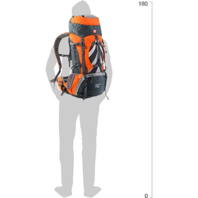 Рюкзак туристичний Naturehike NH70B070-B 70+5 л Orange (6927595709016) | Зображення 3