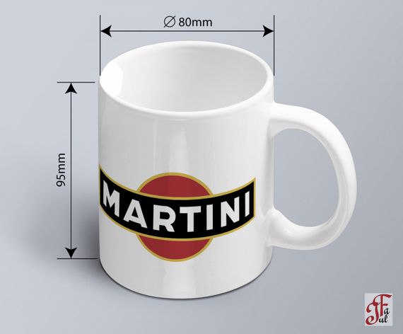 Чашка с принтом логотипа Martini | Зображення 1