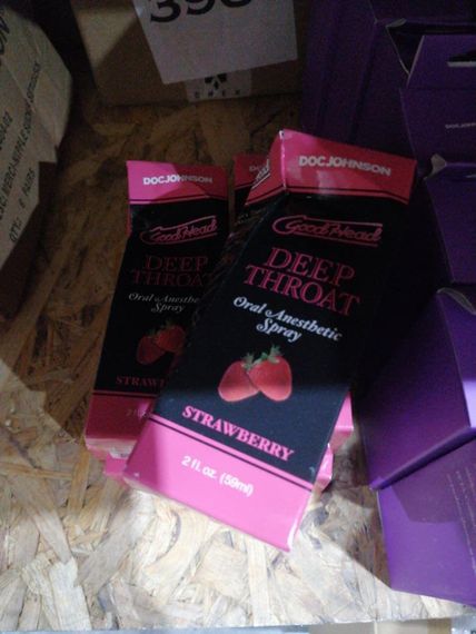 Спрей для мінету Doc Johnson GoodHead DeepThroat Spray - Sweet Strawberry 59мл (м'яте паковання!!!) Sex Aura | Зображення 1