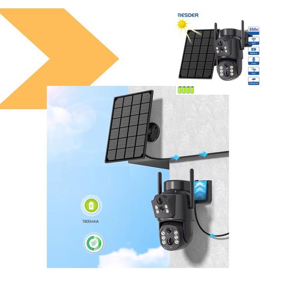Камера відеоспостереження VQ006 4G Solar з повністю автономним живленням від сонячної панелі (47600-VQ006_1712) | Зображення 1