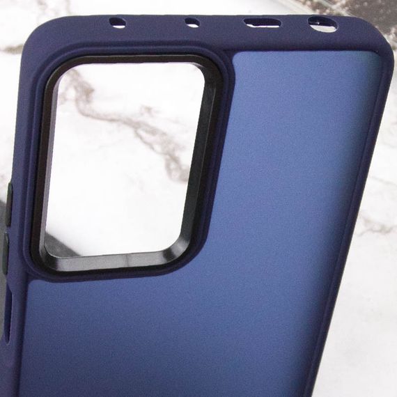 Чохол TPU+PC Lyon Frosted для Xiaomi Poco F5 / Note 12 Turbo Navy Blue | Зображення 4