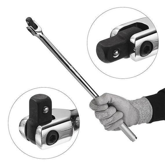 Вороток із шарніром 1/2", 450 мм INTERTOOL ET-10341 | Зображення 3