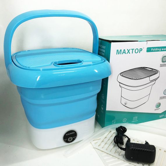 Пральна машина MAXTOP silicon washing machine, Портативна пральна машина. Колір: блакитний | Зображення 9