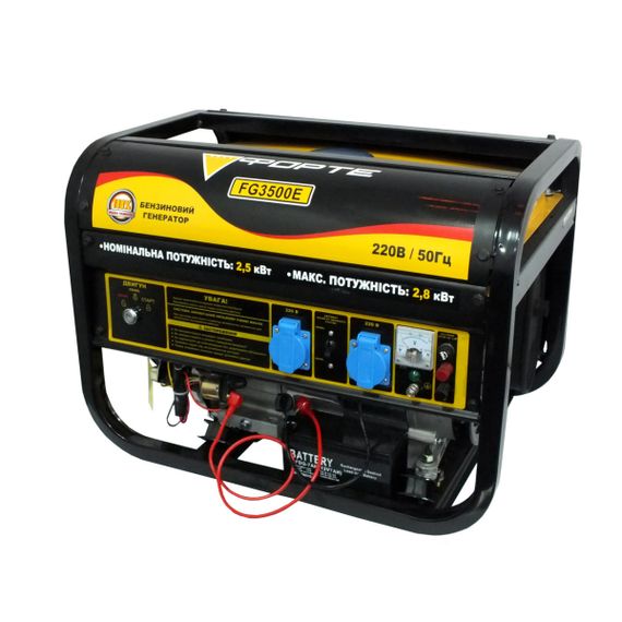 Генератор бензиновий 2.8 кВт Форте FG3500Е | Зображення 1