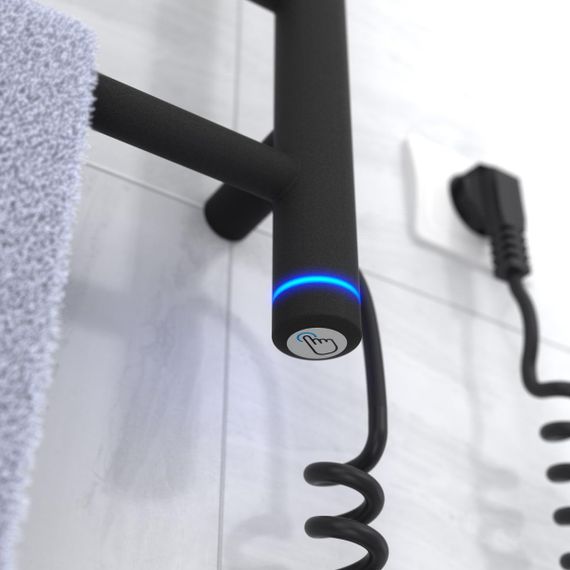 Електрична рушникосушарка Laris Зебра Прайм ЧФ (Ч) 6 400 х 600 Е (підкл. справа) S3 | Зображення 4