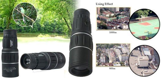 Монокуляр Bushnell 16x52 PowerView монокль, Бушнел, підзорна труба з чохлом | Зображення 4