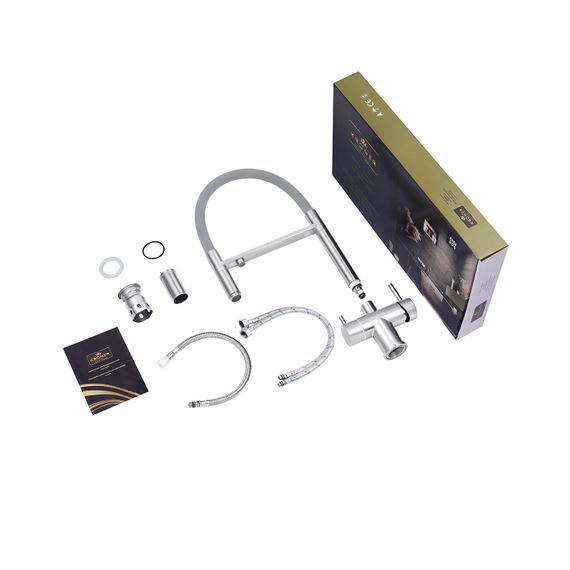 Змішувач для кухні Kroner KRM Edelstahl Klassisch - ESG03815GRA (CV027934) | Зображення 2