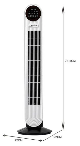 Підлоговий вентилятор з пультом Zepline ZP-139 500Вт | Зображення 3
