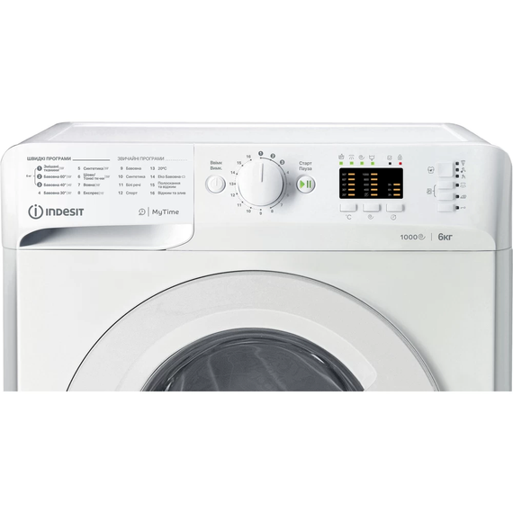 Пральна машина Indesit з фронтальним завантаженням (OMTWSA61052WUA) | Зображення 9