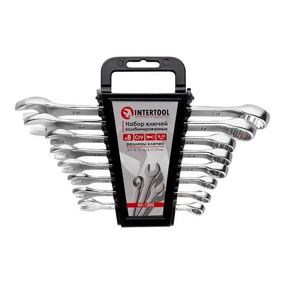 Набір ключів комбінованих Cr-V INTERTOOL HT-12021