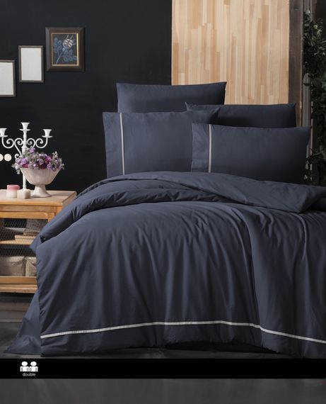 Постільна білизна First Choice Ranforce Deluxe 200 х 220 см Alisa Denim