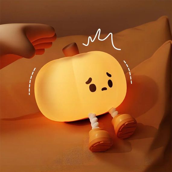 Силіконовий нічний світильник "Гарбузик" Pumpkin | Зображення 4