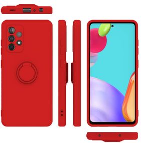 Чохол TPU Candy Ring Full Camera Samsung Galaxy A52 5G Red