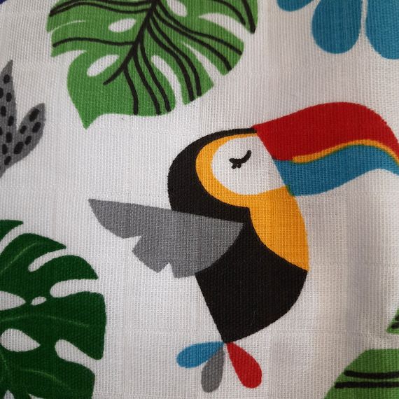 Комплект постільної білизни SoundSleep Jungle муслін підлітковий 145х210 см (94099607) | Зображення 7