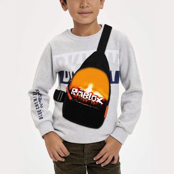 Сумка через плече дитяча Roblox 29х17 см сумка слінг для хлопчика (01959)