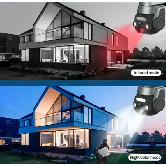 Камера наружная уличная поворотная WIFI CyberGuard OUTDOOR Q-812 FULL-HD 5Mp IP66 датчик движения | Зображення 4