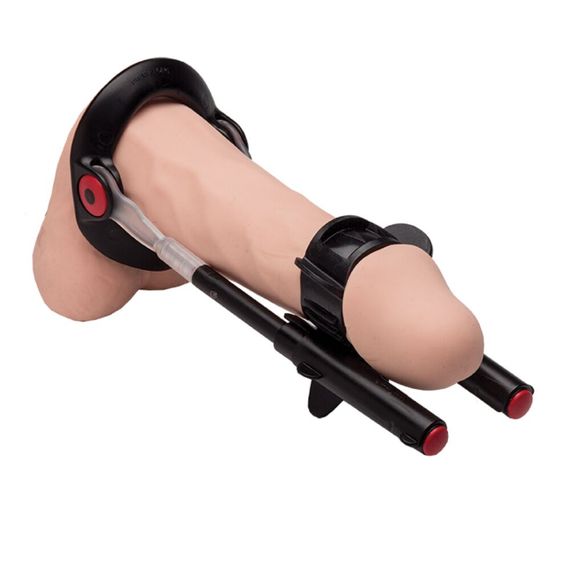 Екстендер для збільшення члена Male Edge Pro, ремінцевий, маса всього 65 г, міцний пластик | Зображення 1