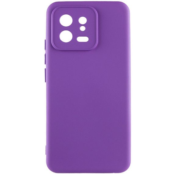 Чехол Silicone Cover Lakshmi Full Camera (A) для Xiaomi 13 Full camera, Фіолетовий / Purple