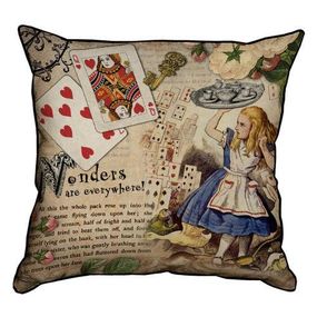 Подушка с мешковины Wonders are everywhere 45x45 см (45PHB_WON012_BR)