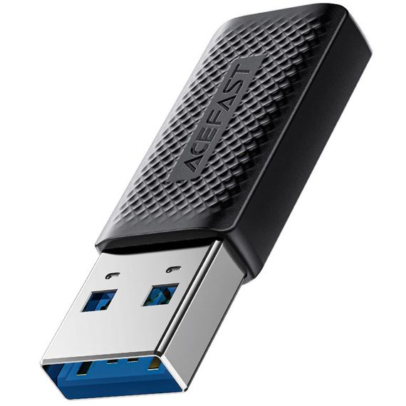 Перехідник Acefast J2 USB Male to Type-C Female USB3.0 Black | Зображення 1