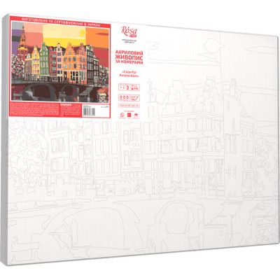 Картина по номерам Rosa Start Colorful Amsterdam 35 х 45 см (4823098538509) - Топ Продаж! | Зображення 1