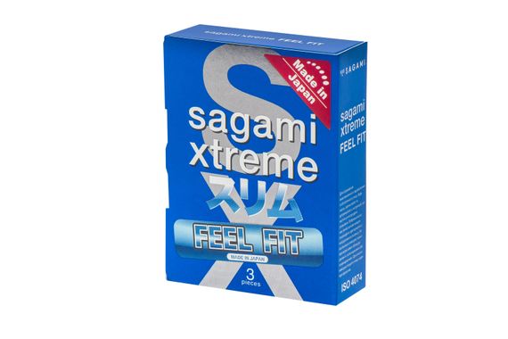 Упаковка 3шт Sagami Xtreme Feel Fit