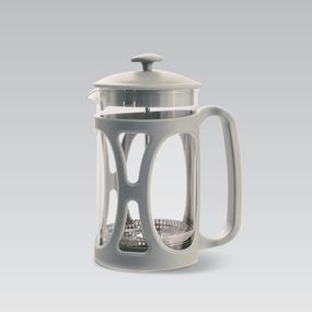 Френч-прес 800 мл Maestro MR-1663-800-GRAY сірий скляний заварник для чаю та кави