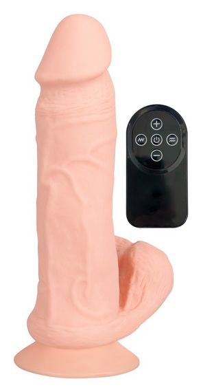 Вібратор на присосці Nature Skin Bendable RC Vibrat Sex Aura | Зображення 1